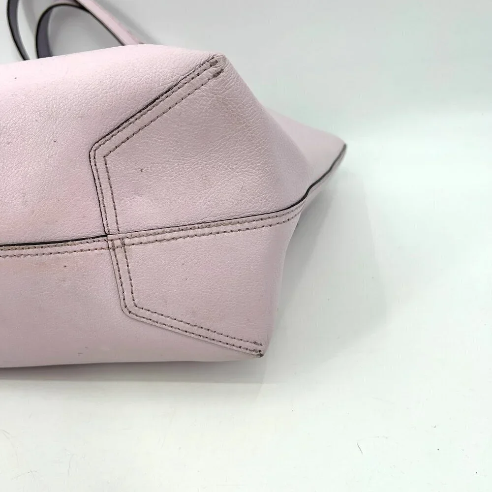 KATE SPADE Light Purple Lavender 100% Leather All Day Tote Bag Purse